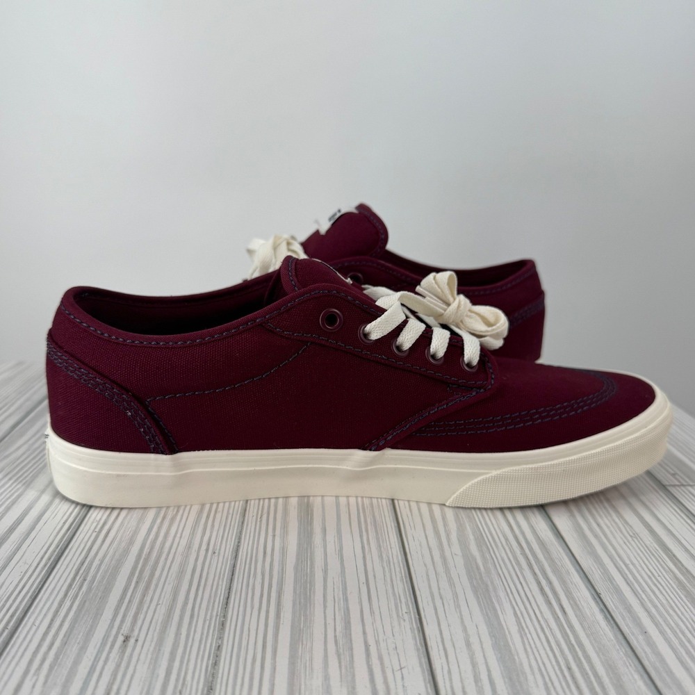 Vans Atwood Outdoor Port Royale Burgundy Canvas Skate Shoes VN000CX84QU Mens 12 - Picture 4 of 9